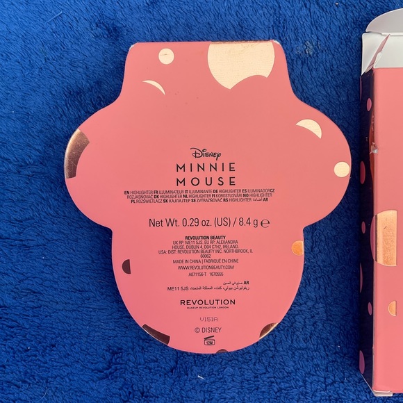 Revolution Disney Minnie Mouse Highlighter Duo Blush NIB - Picture 5 of 5